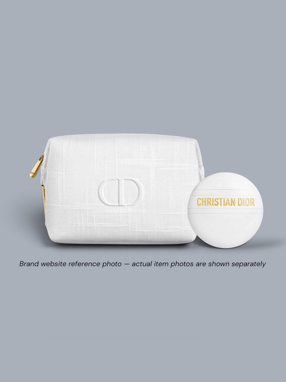 Dior Beauty White Cosmetic Pouch + J’adore Les Adorables Cream 50mL (SEALED)